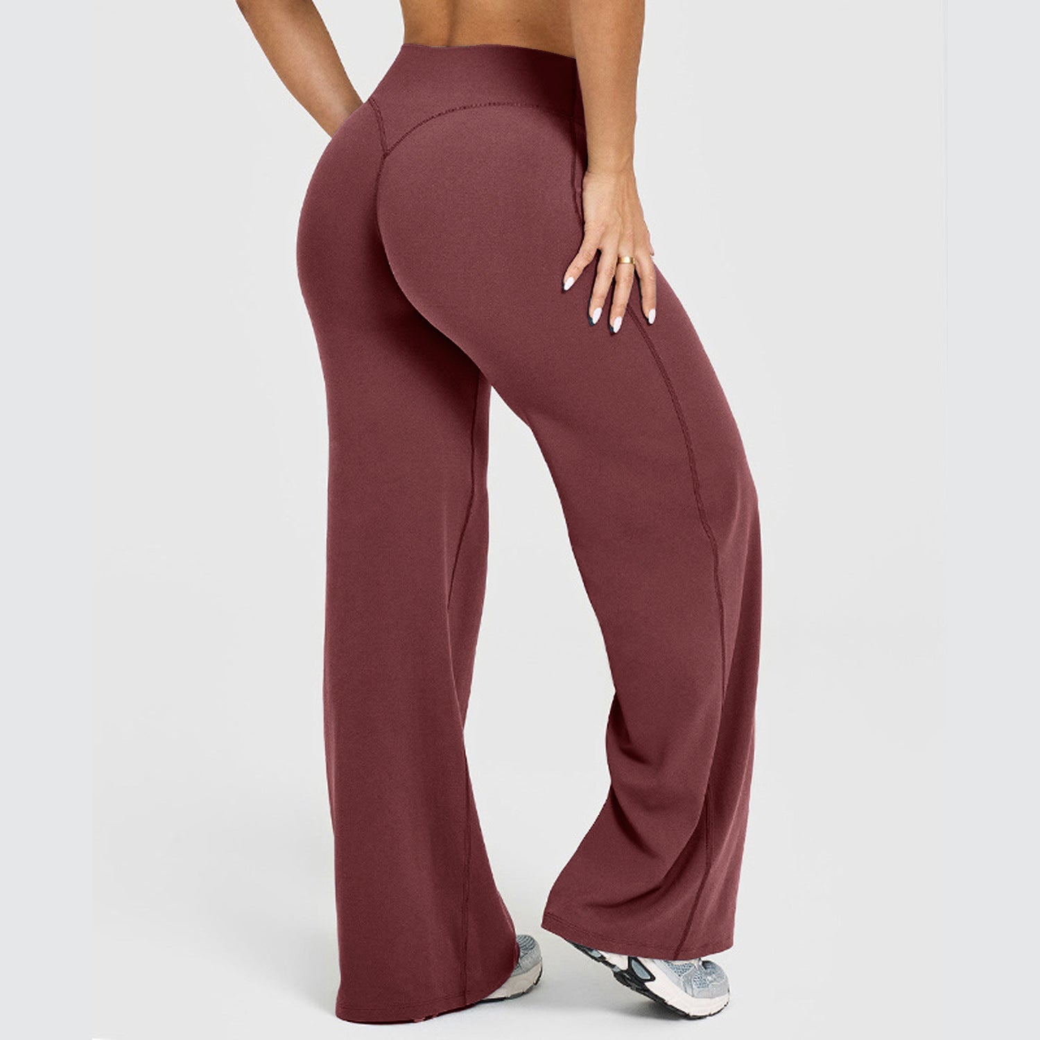 Women's Solid Color Casual Versatile Straight Leg Pants