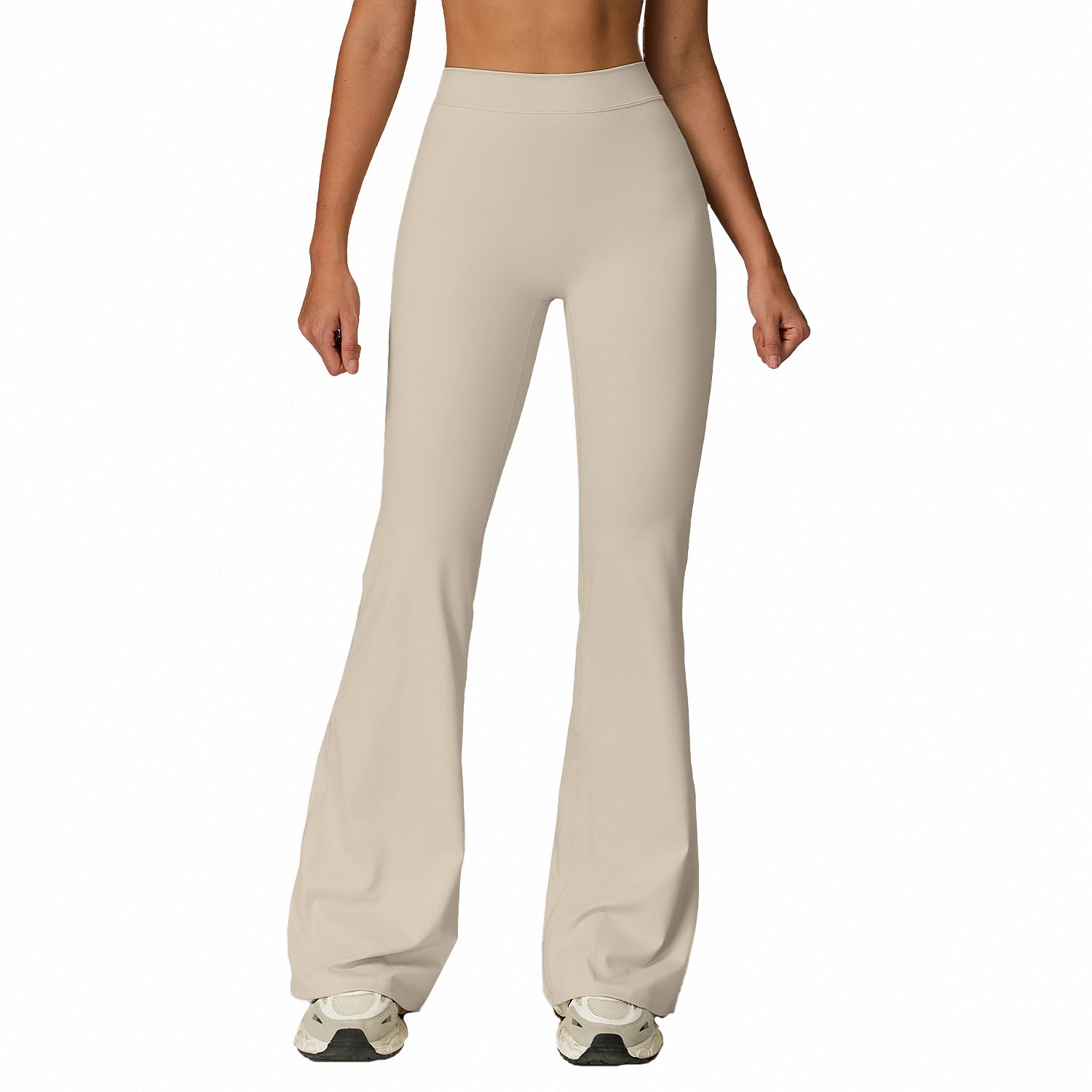 Sports High Waist Tight Brushed Sports Trousers