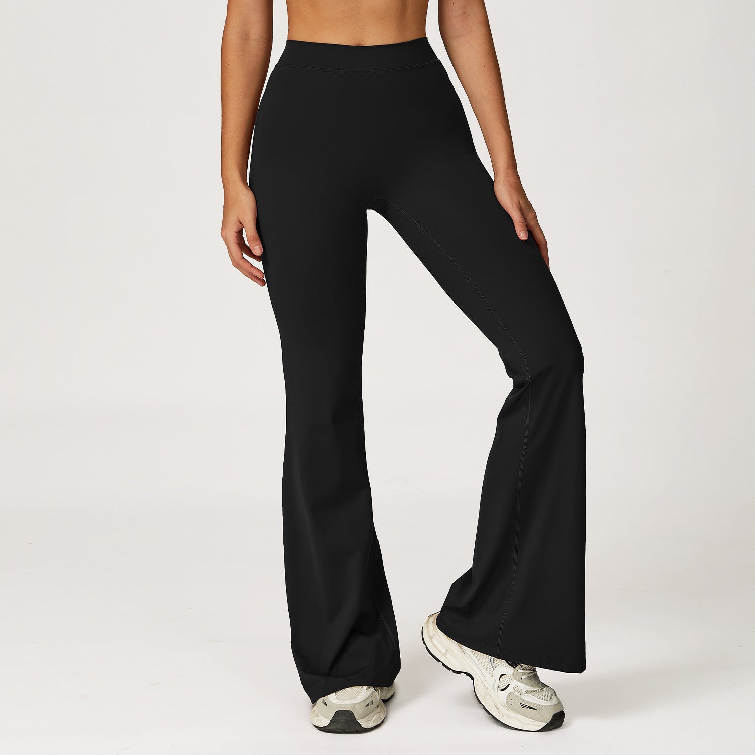 Sports High Waist Tight Brushed Sports Trousers